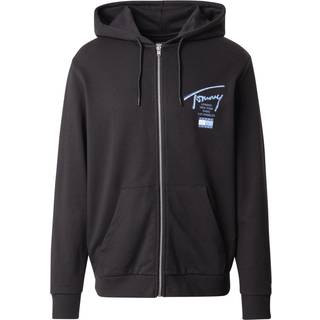 Tommy Jeans Zip Through Hoodie Black