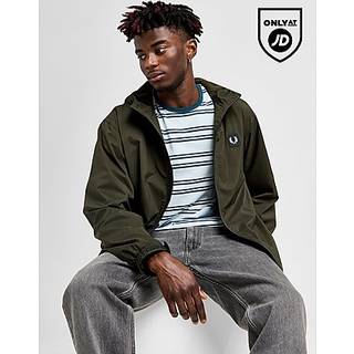 Fred Perry Badge Woven Jacket, Grøn - Grøn - L