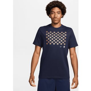 USA Nike-basketball-T-shirt til mænd - blå - XXL