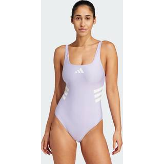 3-Stripes U-back badedragt - Violet Tone / Warm Vanilla - 44