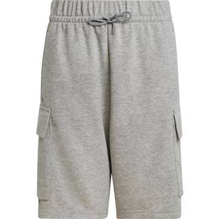 Essentials Cargo Kids shorts - Medium Grey Heather / Black - 152