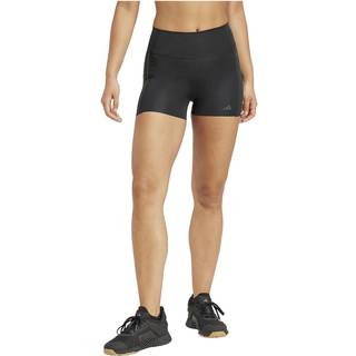 Optime 4-Inch Raw-Cut-Hem tights - Black - L