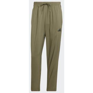 Essentials 3-Stripes Stanford Open Hem bukser - Olive Strata / Black