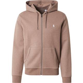 Polo Ralph Lauren Double Knitted Full-Zip Hoodie Brown Heather