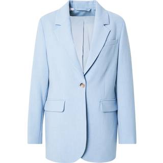 SELECTED FEMME Slfrita-freia Ls Long Blazer Endless Sky Detail:melange 34