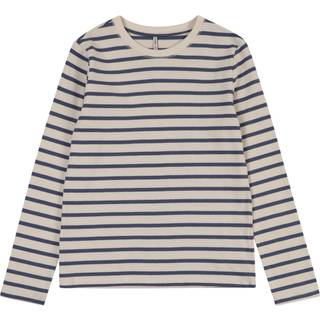 Kids Only Birch/hedge Green Stribet Bluse