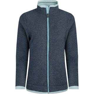 Weird Fish Weird Fish Blue Ariana Full Zip Grid Fleece Top