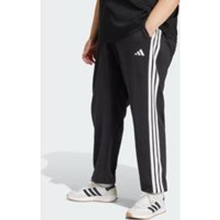 Essentials 3-Stripes French Terry Cuffed bukser - Black / White - 3X