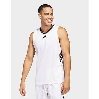 adidas Basketball Legends tanktop - White / Black - 2XL