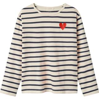 Name It Sea Salt Stribet Bluse