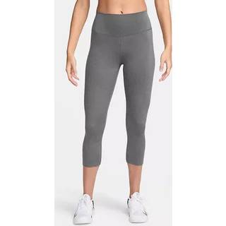 Korte Nike One-leggings med høj talje til kvinder - sort - XXL (EU 52-54)