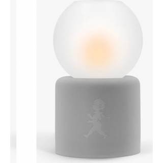 Solstickan Design Globe fyrfadsstage Ø9,5x17 cm Lysegrå