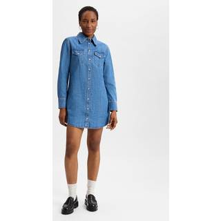 Denim Mini Shirt Dress