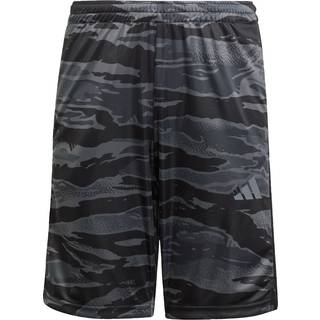 Train Essentials Camo Print Kids shorts - Black / Grey Five / Grey Six / Carbon - 176