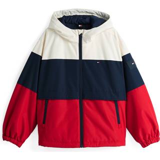 Colour-Blocked Padded Hooded Jacket