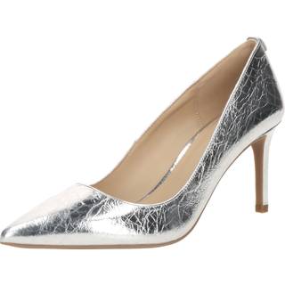 MK Alina Flex Crackled Metallic Leather Pump - Silver - Michael Kors - EU 37