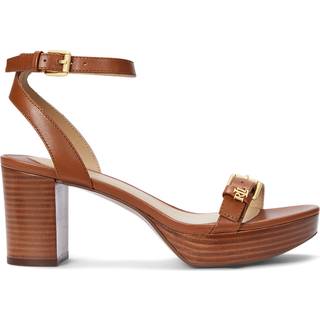 Lauren Ralph Lauren Lauren Ralph Lauren Melissah Platform Leather Heeled Sandals