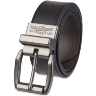 Levis m?nds reversible afslappede jeansb?lte sort/brun laminat 42 (talje 40)