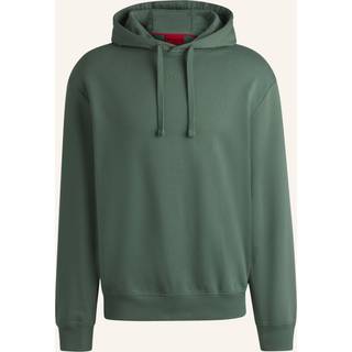 Relaxed fit hættetrøje i bomuldsfrotté med logoprint