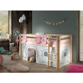 Halvhøj seng med forhæng – Pino Sæt, natur