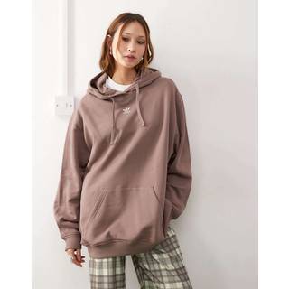 Essentials Loose French Terry hættetrøje - Trace Brown - S