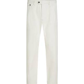 Greenwich Twill Pleated Straight Leg Chinos