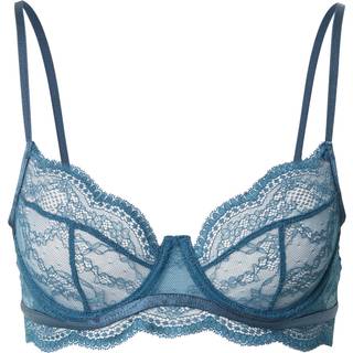 Hunkemöller Ikke-formstøbt bøjle-bh Isabelle blå - 75D