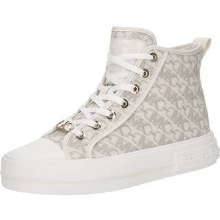 MK Evy Empire Monogram High-Top Trainers - Natural - Michael Kors - EU 42.5