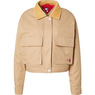 Corduroy Collar Twill Jacket