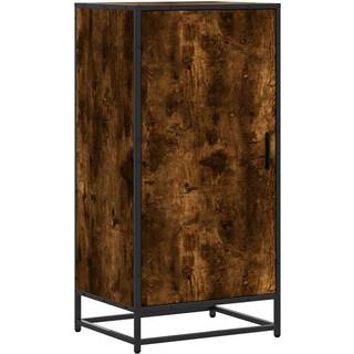 skostativ 48x38x97,5 cm konstrueret træ røget egetræsfarve