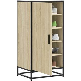 Skostativ 48X38X97,5 Cm Konstrueret Træ Etræsfarve - Sonoma-eg