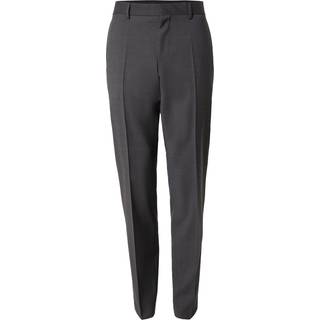 BOSS Black Herren Hose grau meliert Slim Fit