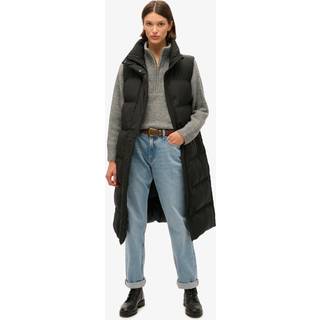 Next Black Longline Faux Fur Gilet