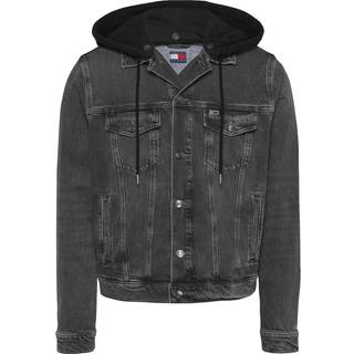 Jacket Tommy Jeans Hooded Ryan Regular Trucker Jacket Denim XL - Denim - XL