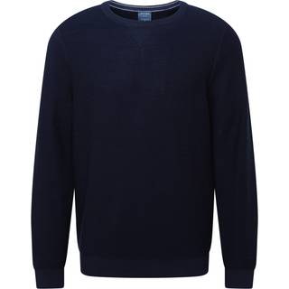 OLYMP Herren Pullover blau unifarben