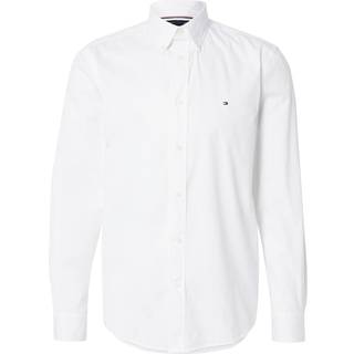 Core Flex Poplin Solid Skjorte, White, XXL