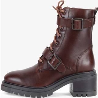Off The Hook Off The Hook Parkside Block Heel Leather Combat Boots