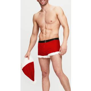 Ann Summers Ann Summers Red Mr Claus Hat and Boxers Christmas Set