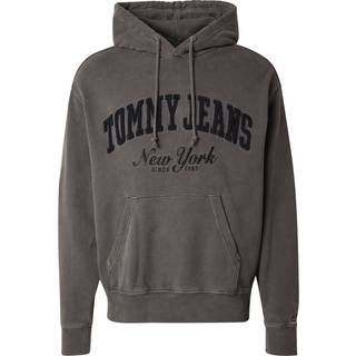 Tommy Jeans Tommy Jeans Black Vintage Varsity 100% Cotton Hoodie