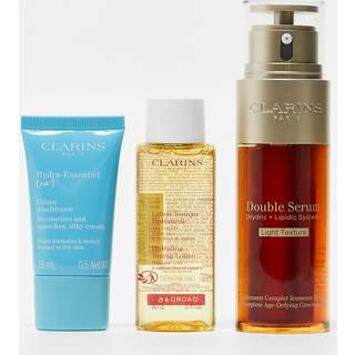 Clarins Double Serum Light Collection Gavesæt Til at fugte og opstramme hud