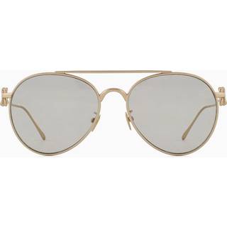 Giorgio Armani AR6167 3002AL 57 Solbriller Kvinder Guld - Matte Pale Gold - 57mm