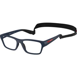 Prada Linea Rossa Mand PS 03RV MAG1O1 Optiske stel Injiceret Blå Transparent Pillow Normal