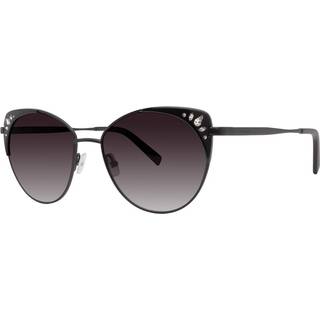 Vera Wang Seema Black 56 Solbriller Kvinder Black - Black with Gems - 56mm
