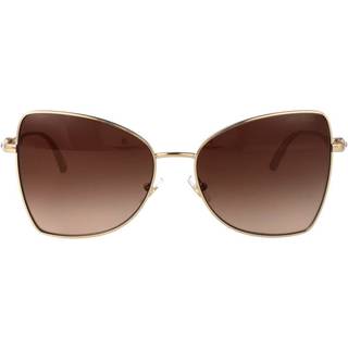 Jimmy Choo Kvinde JC4010B 300613 Solbriller Stål Guld Brun Sommerfugl Normal Skygge