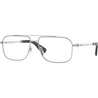 Burberry Mand BE1391 1005 Optiske stel Metal Sølv Transparent Firkantet Normal