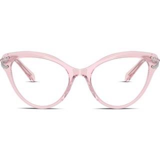 Swarovski Kvinde SK2030 3001 Vista -rammer Acetat Rosa Transparent Cat Eye Normal