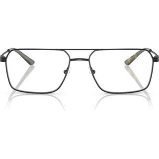 Emporio Armani Mand EA1166 3001 Optiske stel Metal Sort Transparent Firkantet Normal