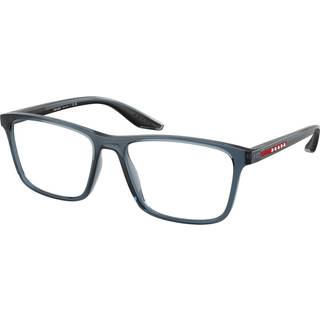 Prada Linea Rossa Mand PS 01QV CZH1O1 Optiske stel Nylon Blå Transparent Pillow Normal