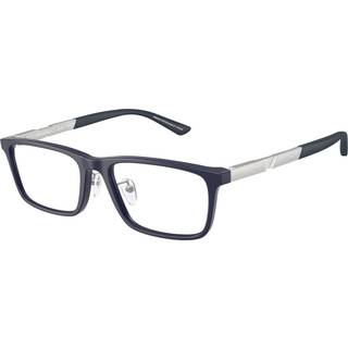 Emporio Armani Mand EA3251D 6189 Optiske stel Acetat Blå Transparent Firkantet Normal