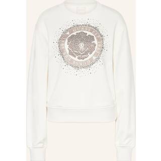 Guess Peony Graphic Logo 100% Bomuld Hvid SweatshirtX-Large